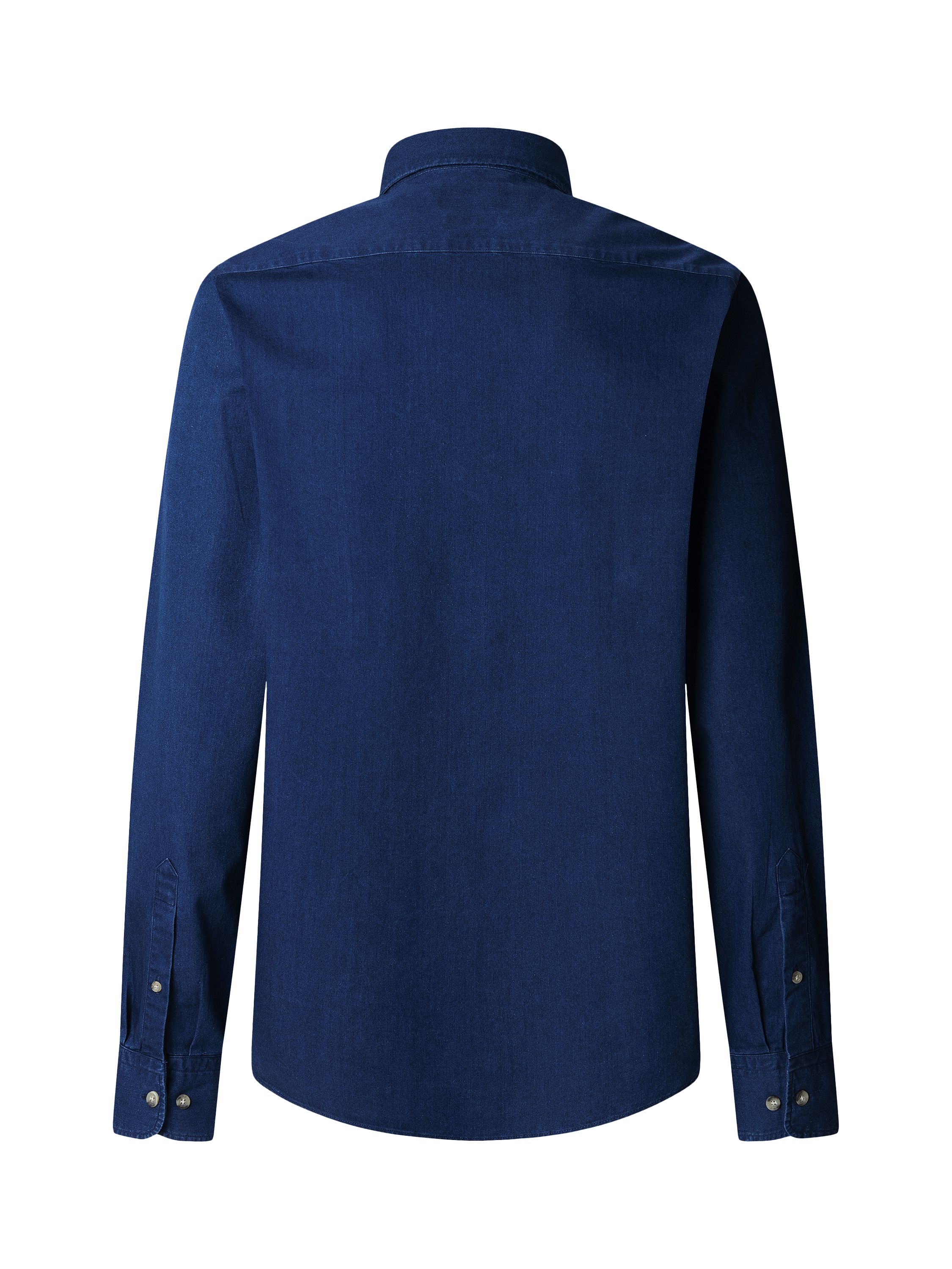 Product image 7 of 7, which shows Hackett London Cotton Tailored Fit Shirt, Dark Denim Blue, XXXL