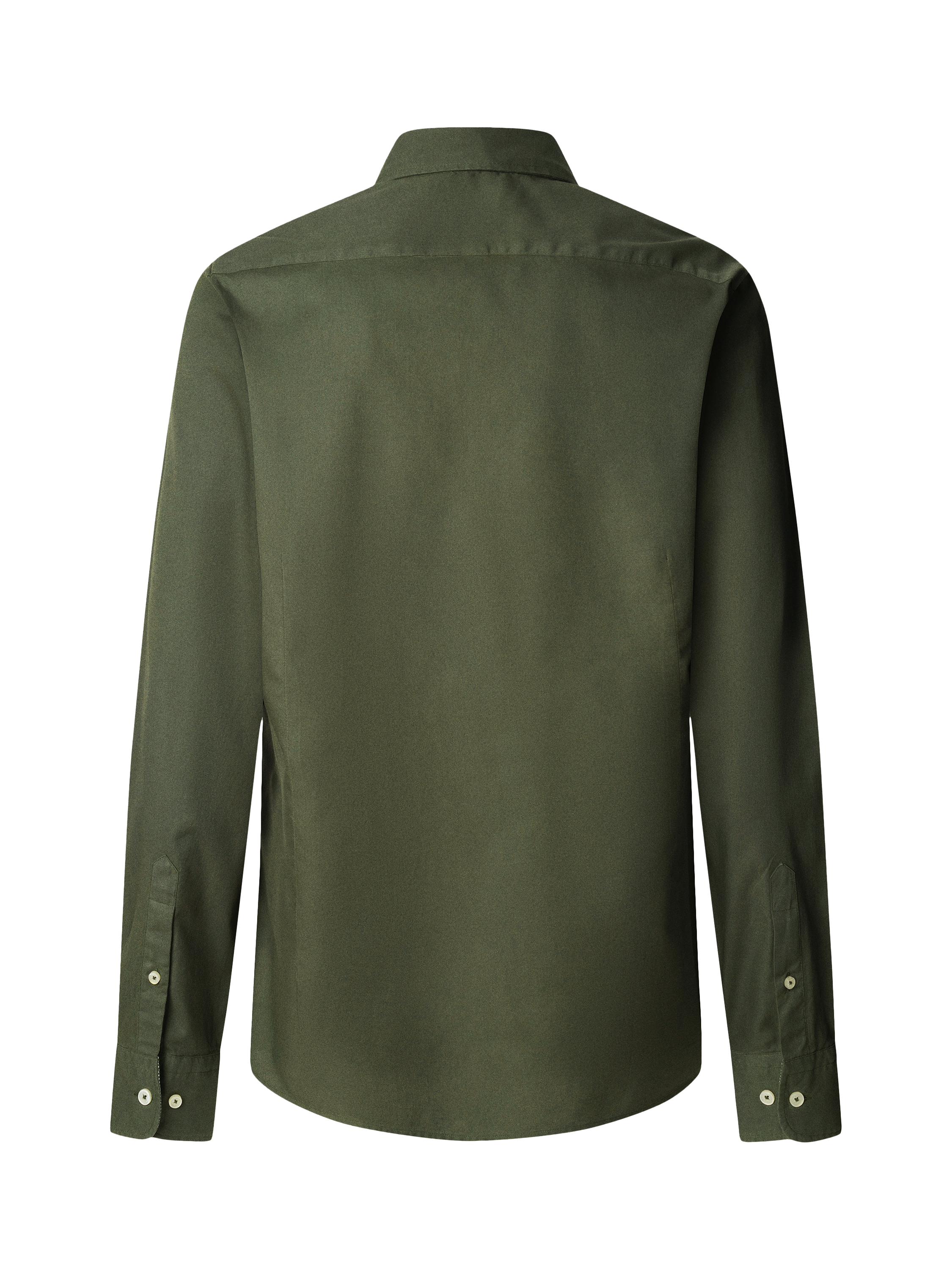 Product image 7 of 7, which shows Hackett London Cotton Tailored Fit Shirt, Thyme Green, XS