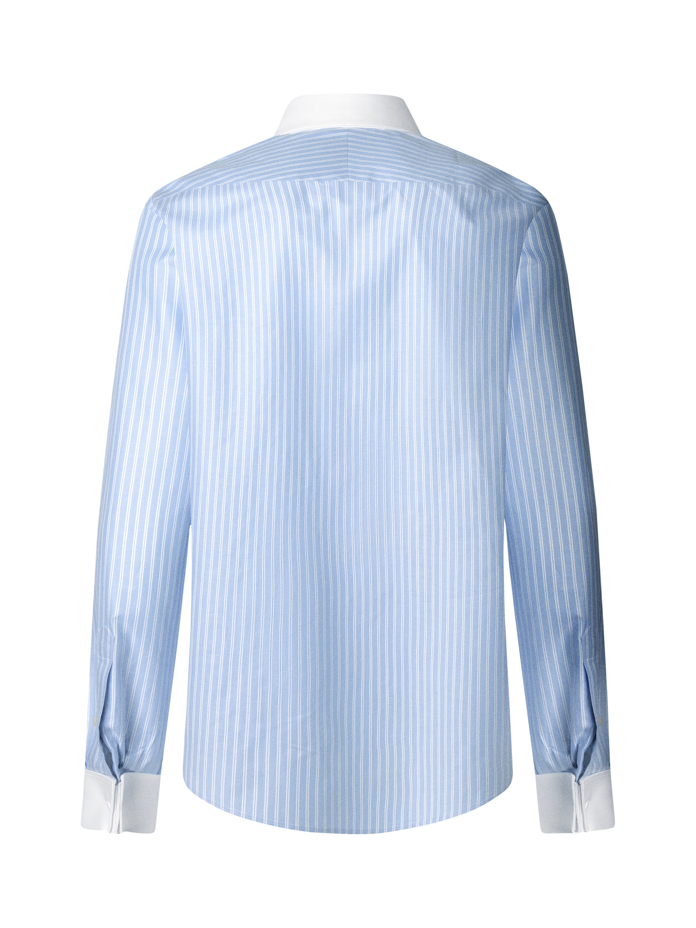 Product image 7 of 7, which shows Hackett London Cotton Regular Fit Knightsbridge Cutaway Collar Shirt, Sky Blue, XXL
