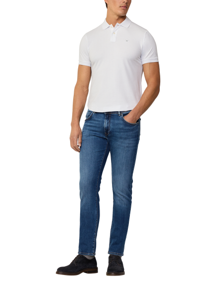 Hackett London Slim Fit Vintage Jeans, Denim Blue, Denim Blue