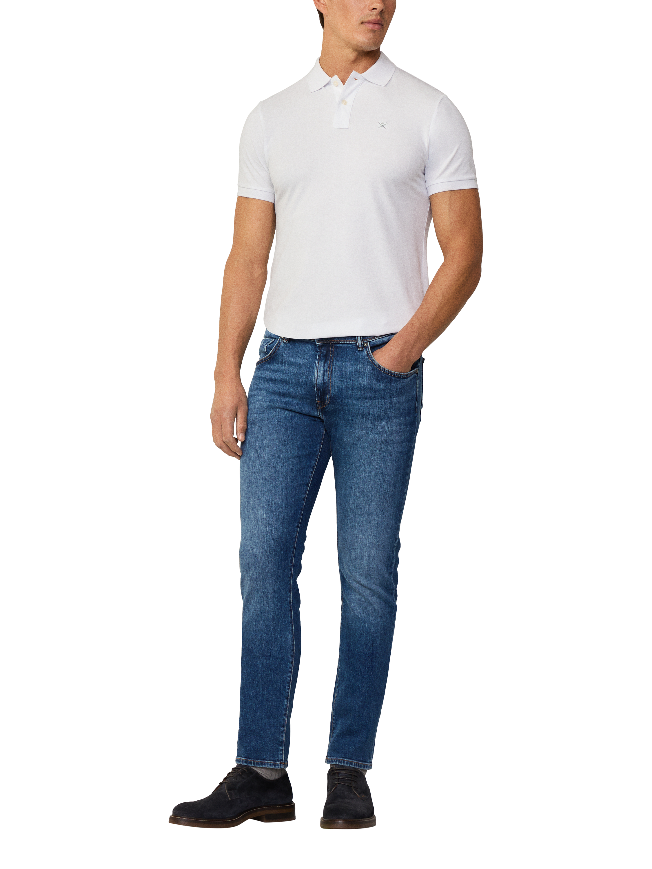 Hackett London Slim Fit Jeans, Denim Blue