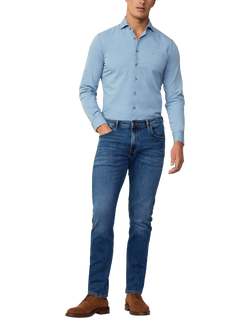 Hackett London Classic Fit Vintage Jeans, Denim Blue, Denim Blue