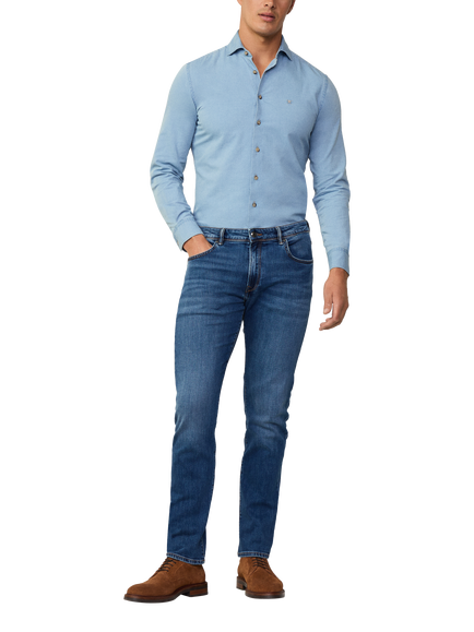 Hackett London Classic Fit Vintage Jeans, Denim Blue, Denim Blue