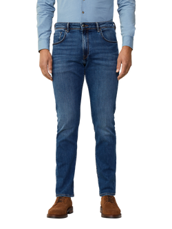 Hackett London Classic Fit Vintage Jeans, Denim Blue - view 2, Denim Blue