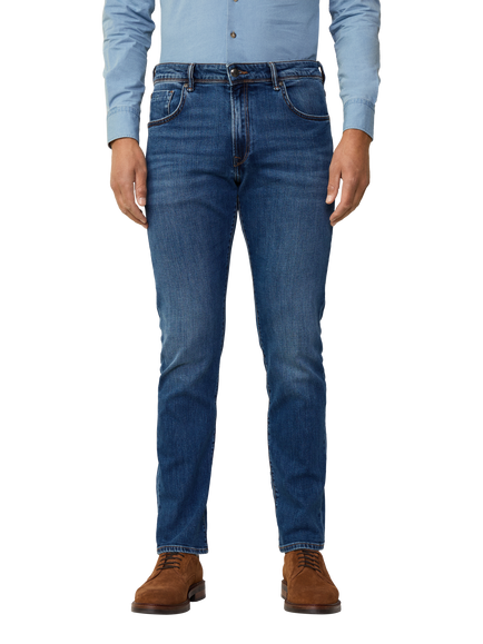 Hackett London Classic Fit Vintage Jeans, Denim Blue - view 2, Denim Blue