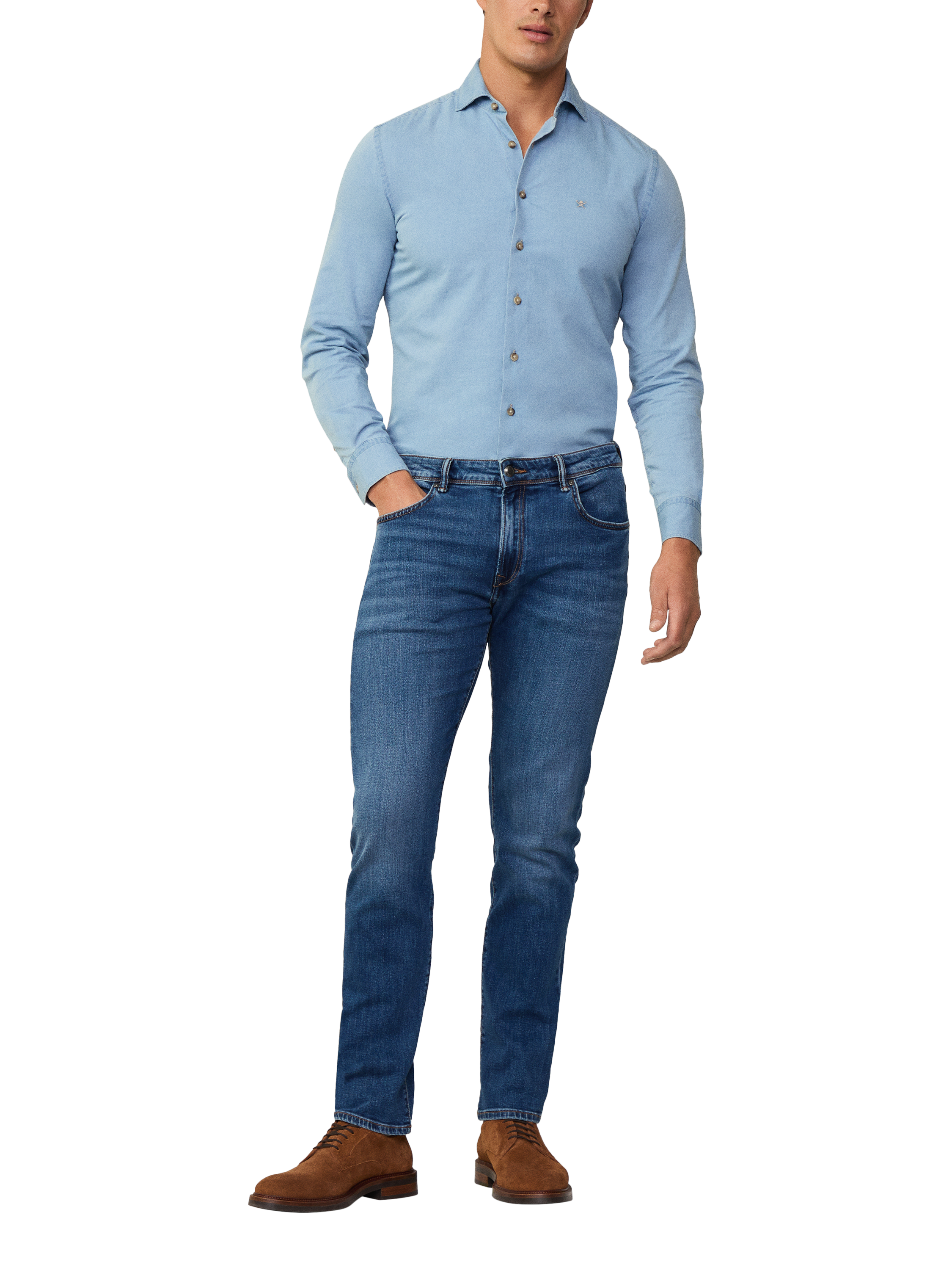 Hackett London Classic Fit Jeans, Blue