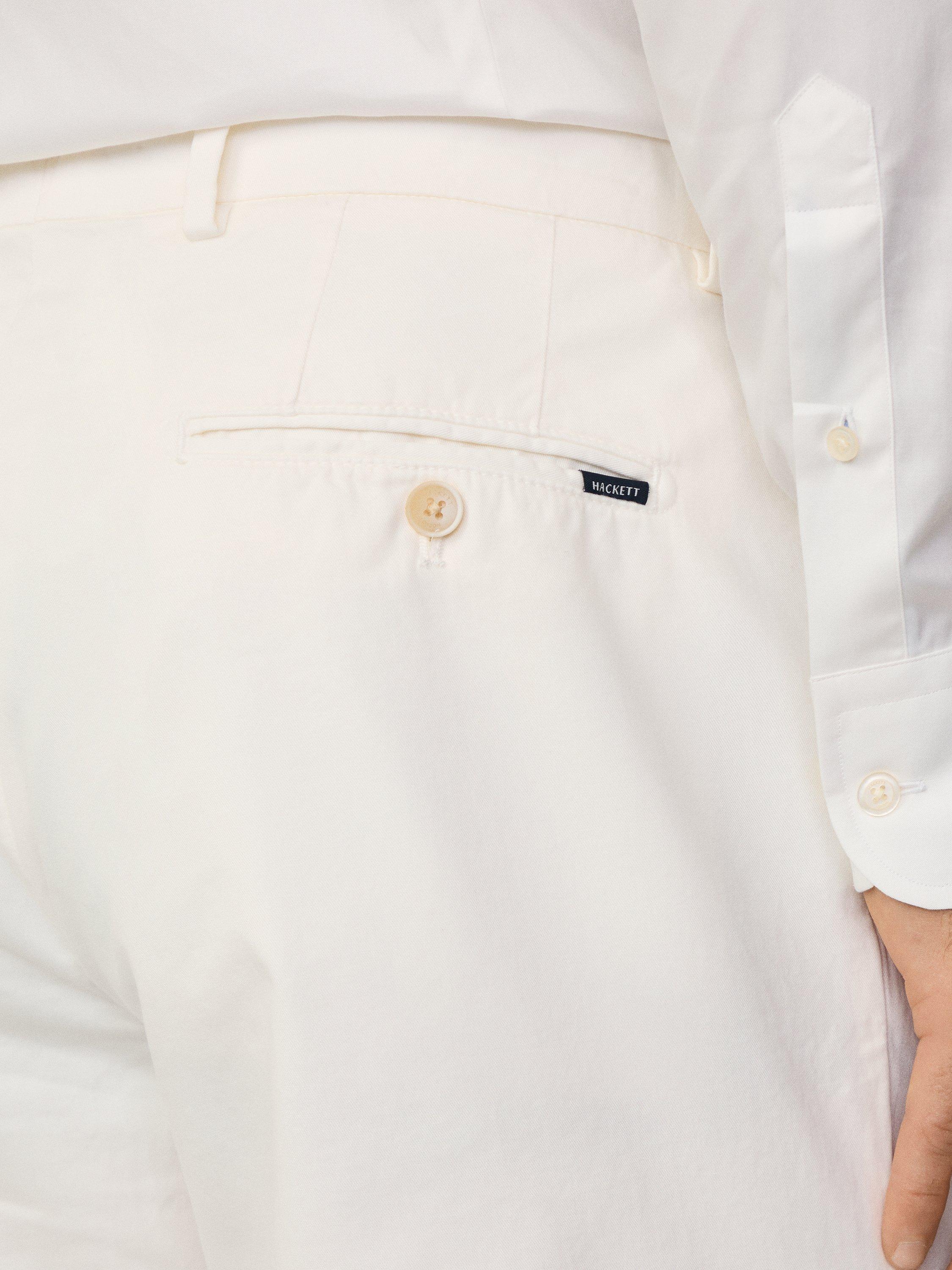 Product image 5 of 7, which shows Hackett London Classic Fit Sanderson Chinos, Off White, 28R