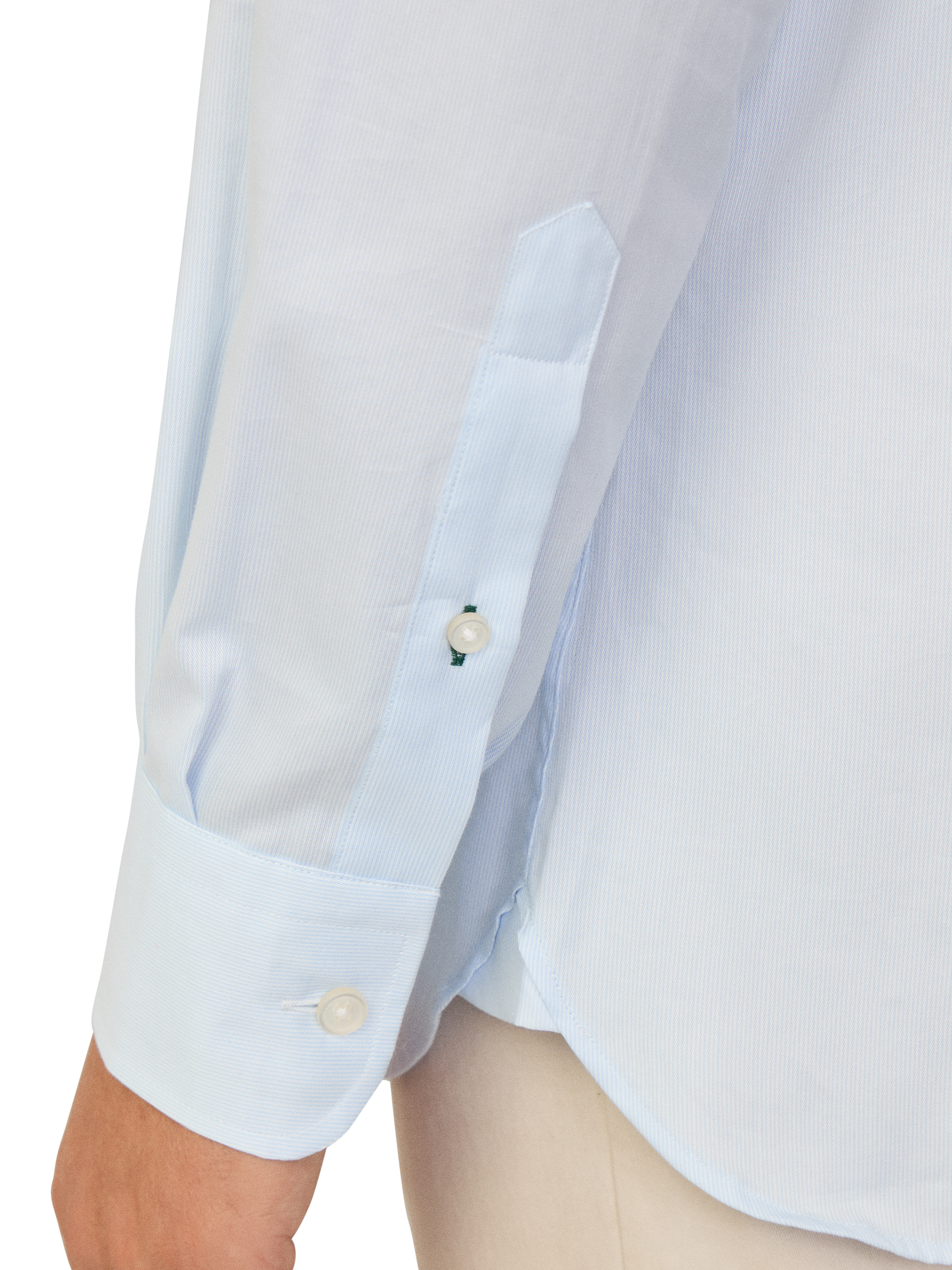 Product image 5 of 7, which shows Hackett London Cotton Classic Fit Kent Cutaway Shirt, Sky Blue, XXL