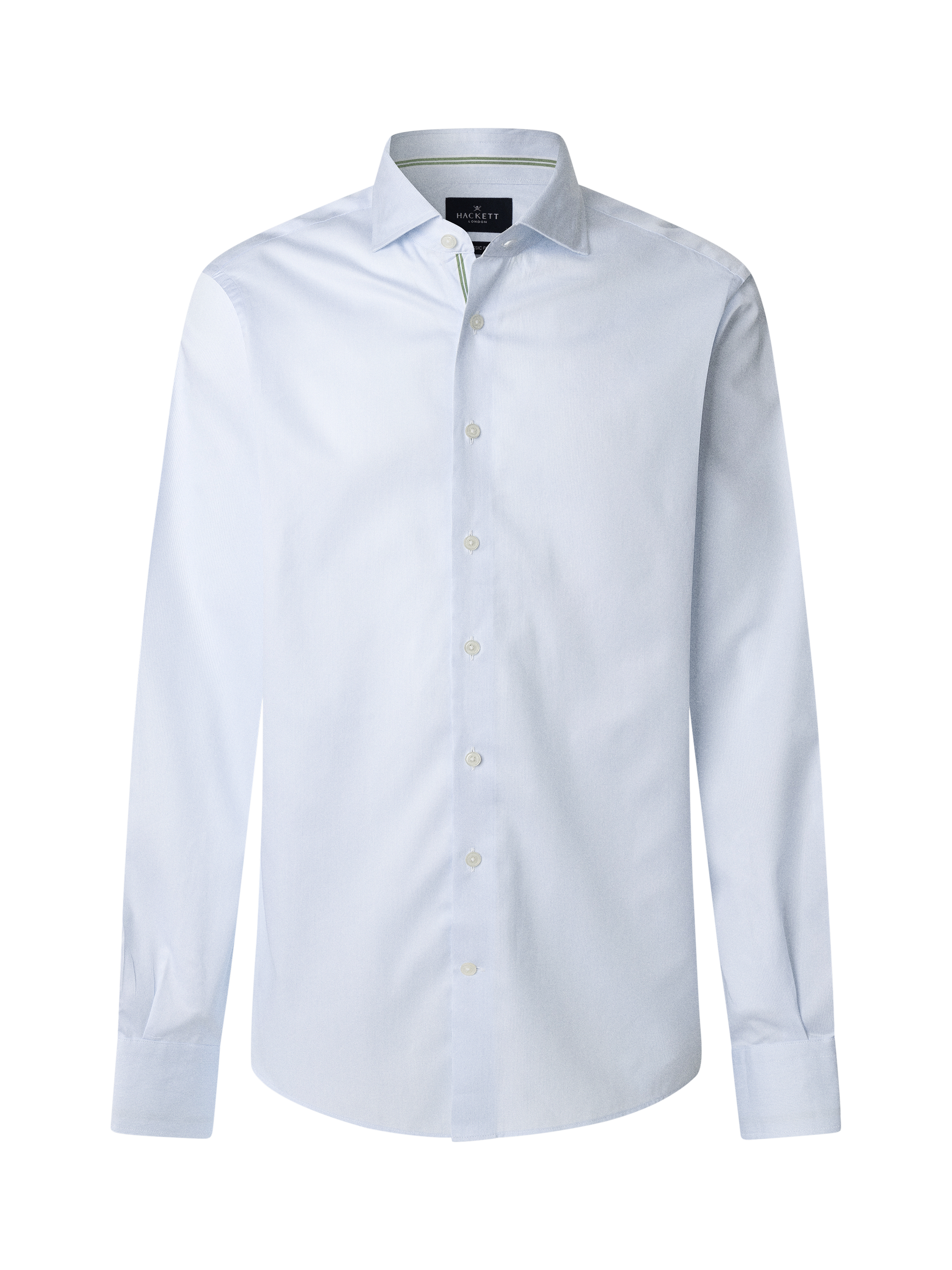 Product image 6 of 7, which shows Hackett London Cotton Classic Fit Kent Cutaway Shirt, Sky Blue, XXL