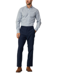 Hackett London Cotton Tailored Fit Gingham Shirt, Ivy Green/Multi, Ivy Green/Multi