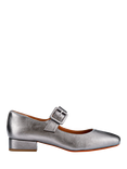 Jones Bootmaker Zuri Leather Mary Jane Shoes, Pewter