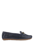 Jones Bootmaker Athikia Leather Loafers, Navy
