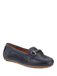 Jones Bootmaker Athikia Leather Loafers, Navy