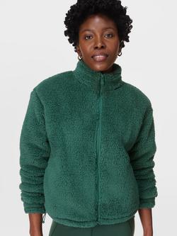 Sweaty Betty Canyon Zip Up Fleece, Glade Green, Glade Green