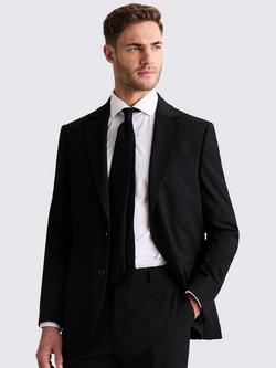 Moss Tailored Fit Stretch Suit Jacket, Black