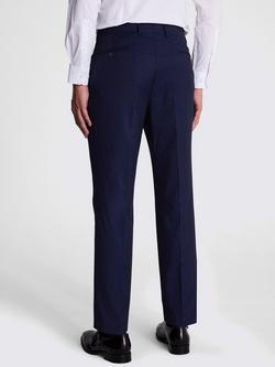 Moss Regular Fit Stretch Cloth Suit Trousers - view 2, Ink