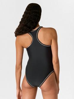 Whistles Piper Contrast Swimsuit, Black/White - view 2, Black/White