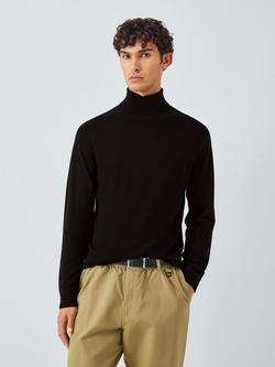 Kin Merino Wool Roll Neck Jumper, Meteorite