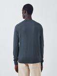 Kin Merino Wool Saddle Neck Jumper, Slate Blue