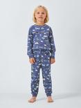 John Lewis Kids' Loch Ness Pyjamas, Blue