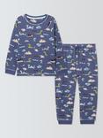 John Lewis Kids' Loch Ness Pyjamas, Blue