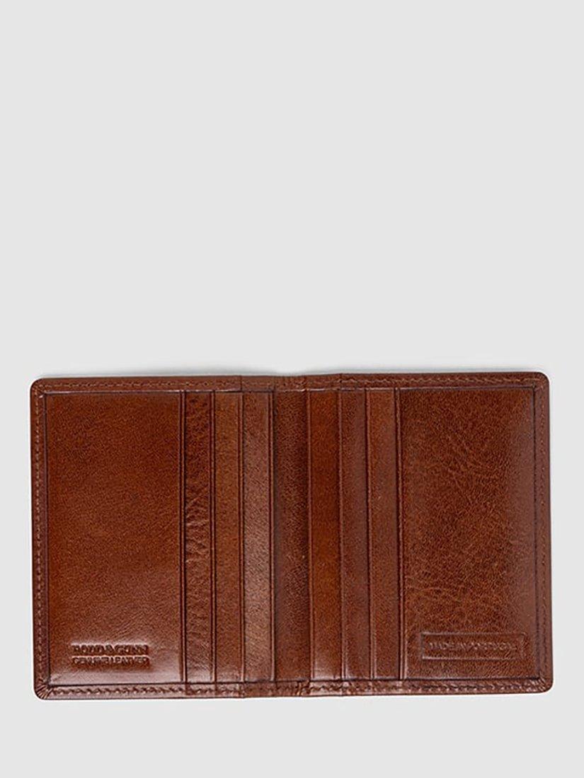 Product image 3 of 6, which shows Rodd & Gunn Walton Landscape Fold 8cc Leather Cardholder, Cognac, One Size