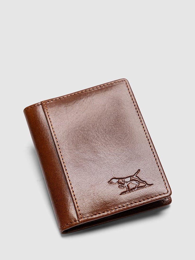 Product image 4 of 6, which shows Rodd & Gunn Walton Landscape Fold 8cc Leather Cardholder, Cognac, One Size