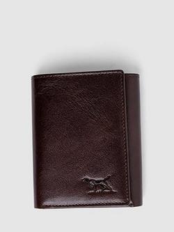 Rodd & Gunn Wesport Tri-Fold Leather Wallet, Chocolate, Chocolate