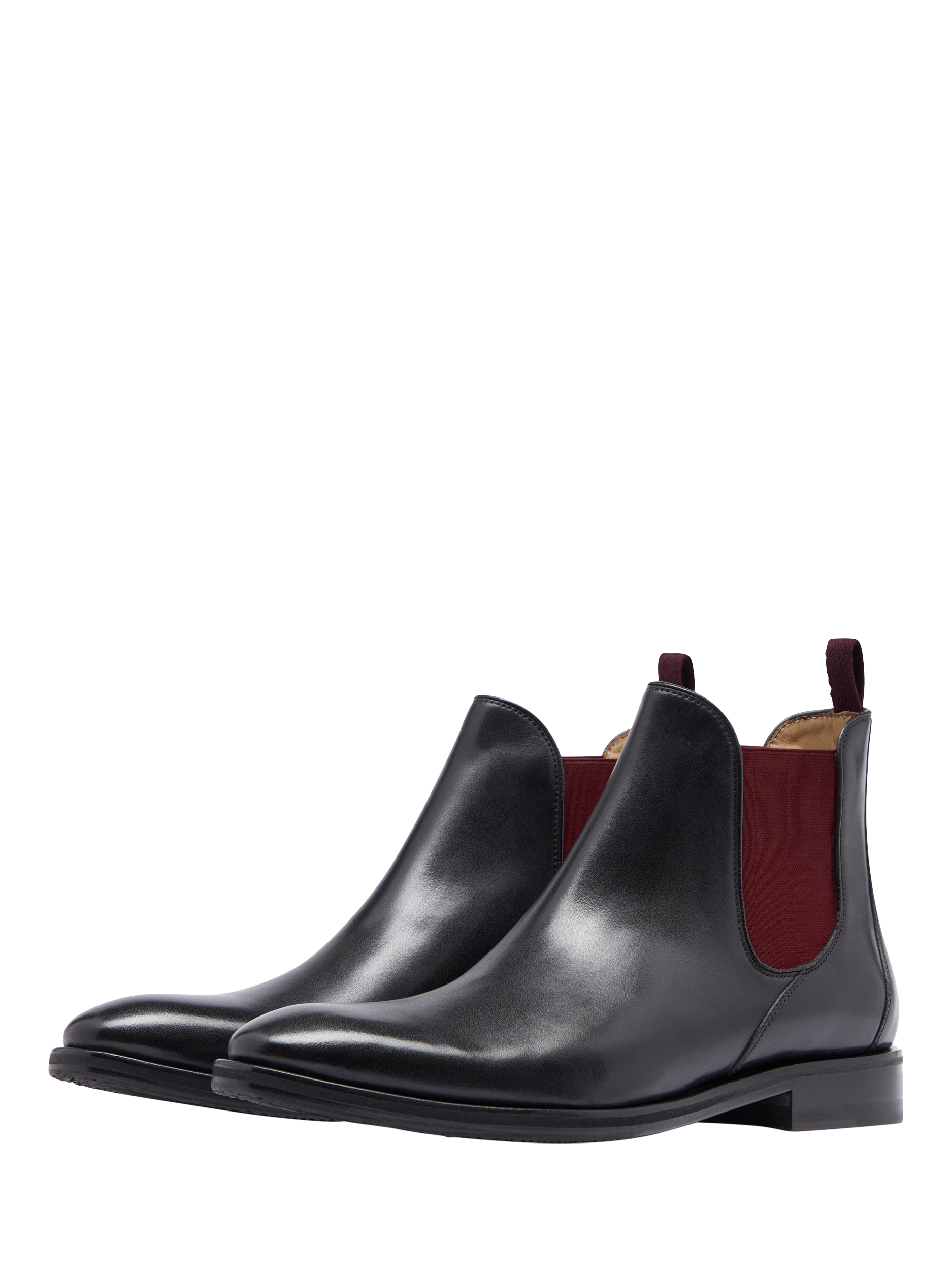 Product image 2 of 5, which shows Oliver Sweeney Andante Leather Chelsea Boots, Black, 6
