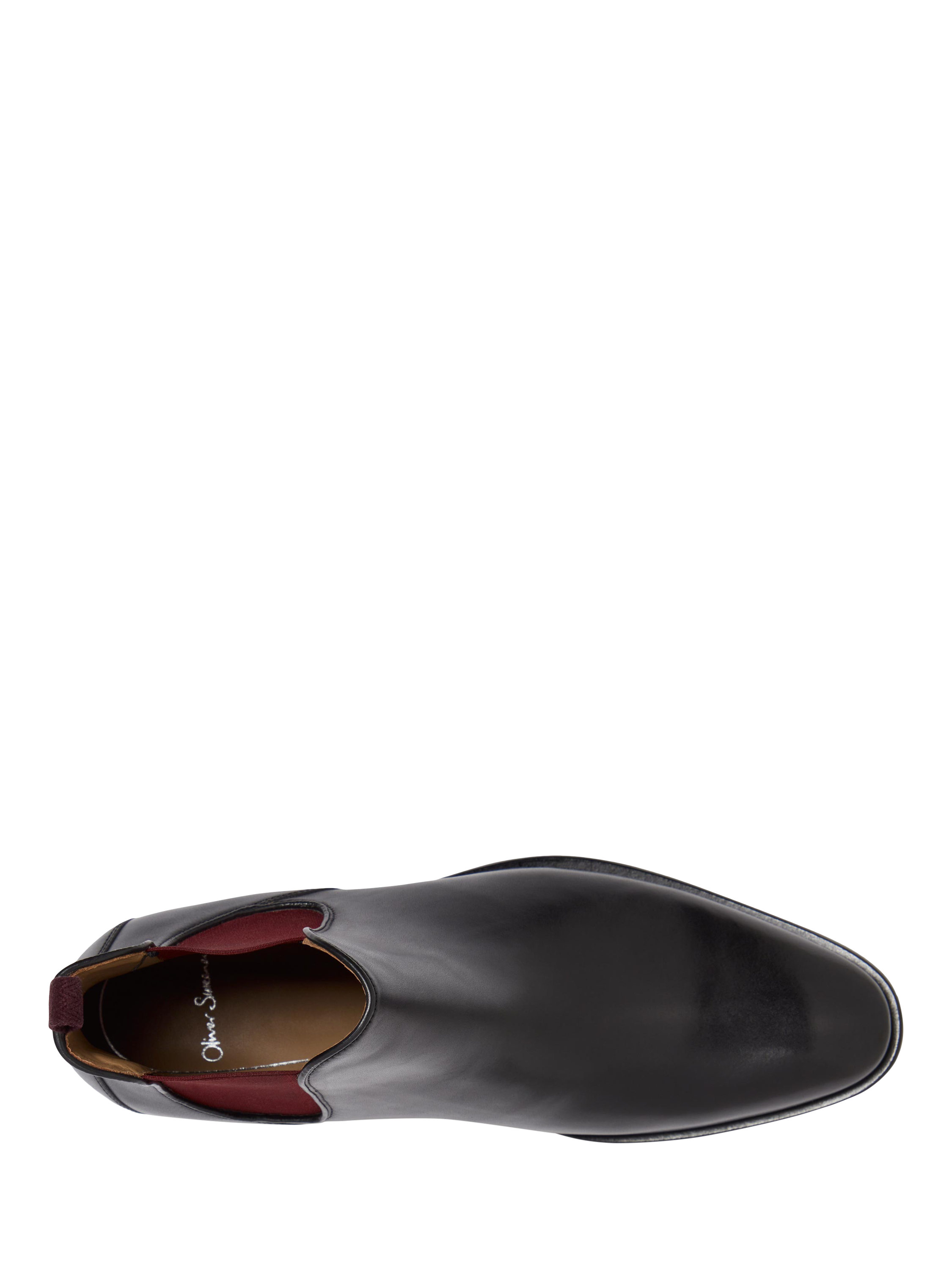 Product image 5 of 5, which shows Oliver Sweeney Andante Leather Chelsea Boots, Black, 6