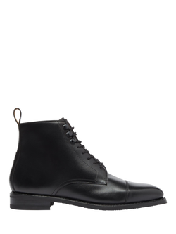 Oliver Sweeney Inglesham Hand Finished Leather Derby Boots, Black