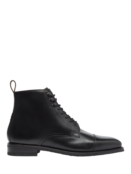 Oliver Sweeney Inglesham Hand Finished Leather Derby Boots, Black
