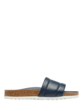 Oliver Sweeney Bornos Leather Slider Sandals, Navy