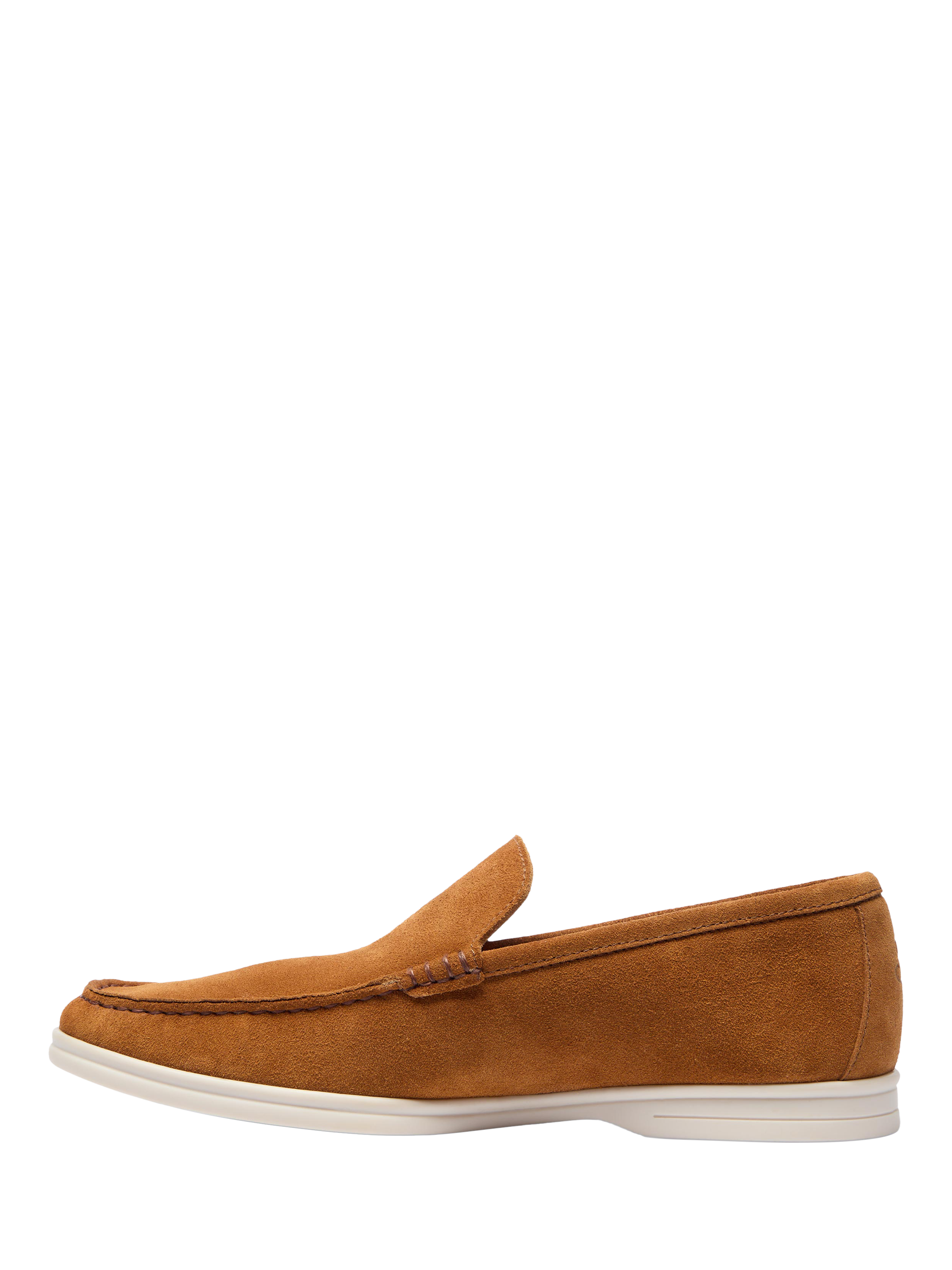 Product image 3 of 5, which shows Oliver Sweeney Alicante Suede Moccasin Loafers, Tan, 6