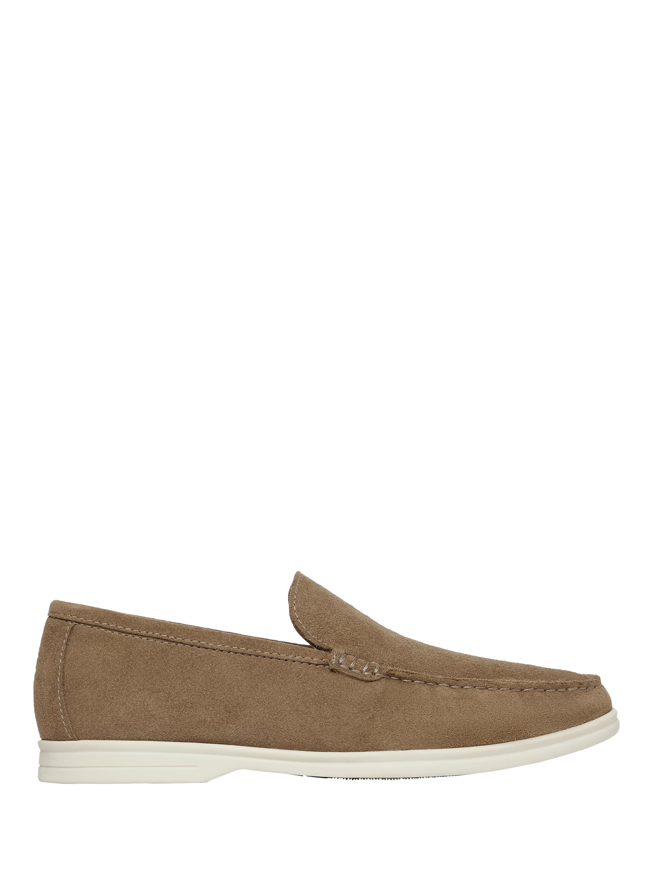 Product image 1 of 5, which shows Oliver Sweeney Alicante Suede Moccasin Loafers, Taupe, 6