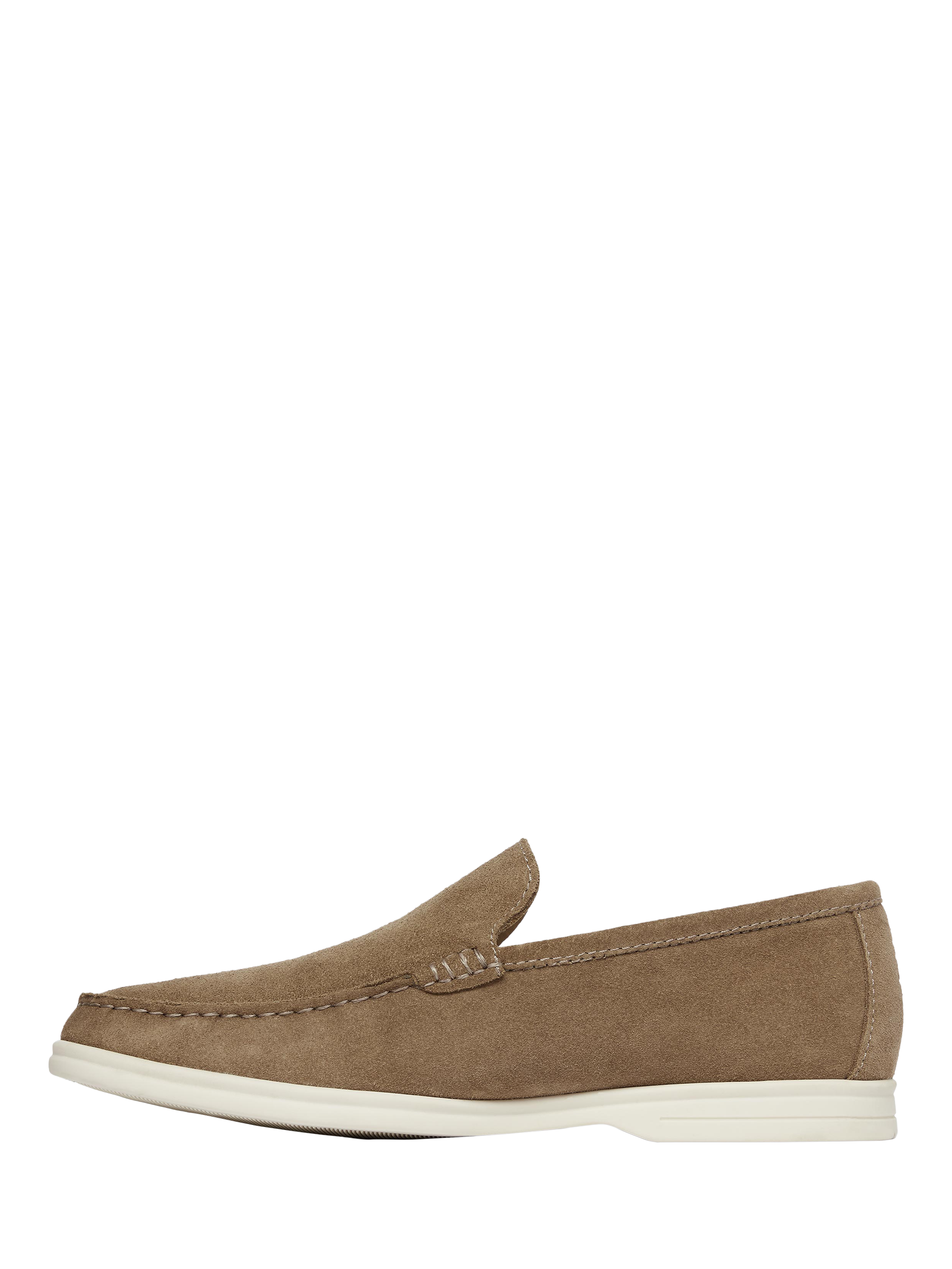 Product image 3 of 5, which shows Oliver Sweeney Alicante Suede Moccasin Loafers, Taupe, 6