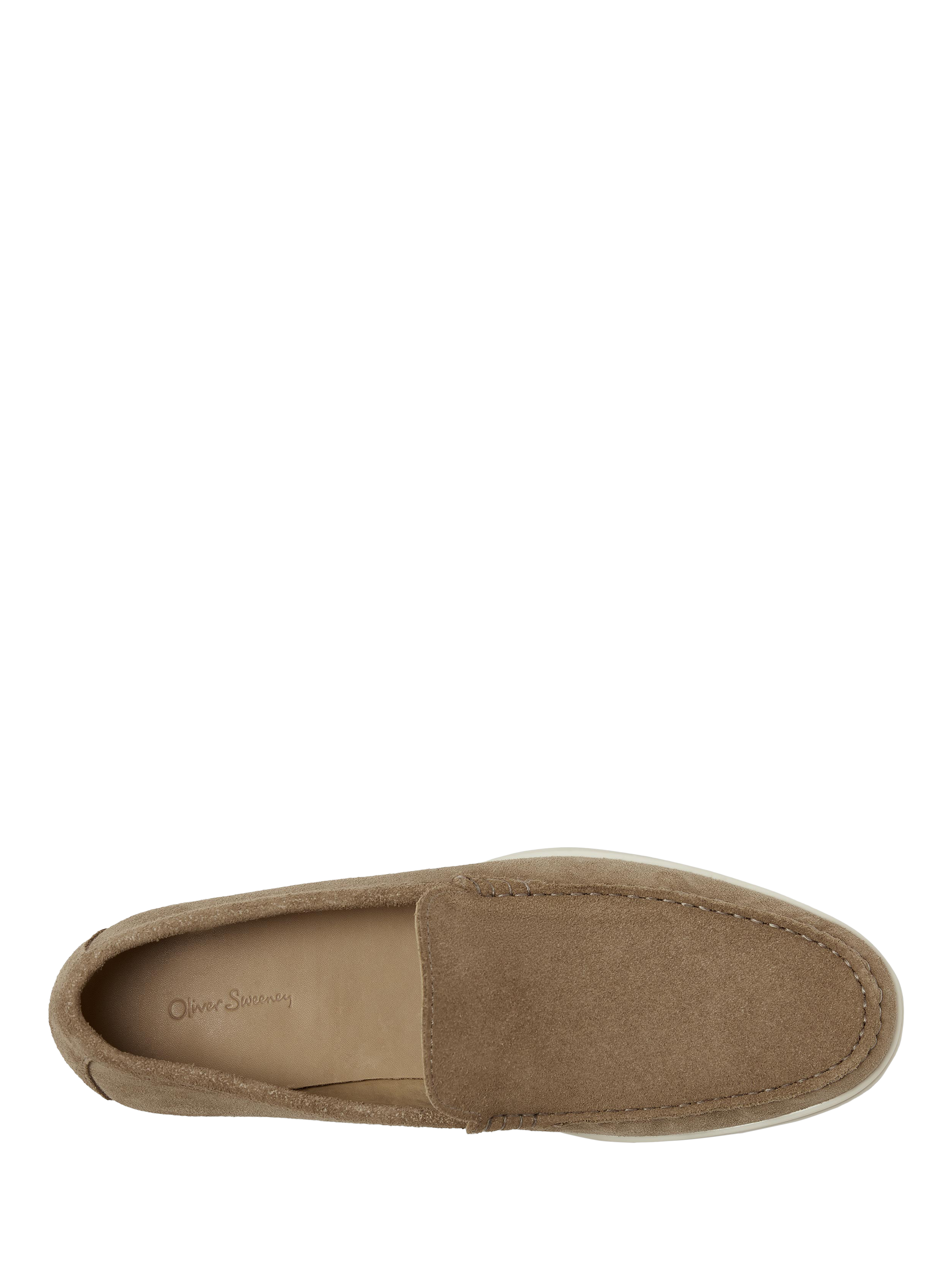 Product image 5 of 5, which shows Oliver Sweeney Alicante Suede Moccasin Loafers, Taupe, 6