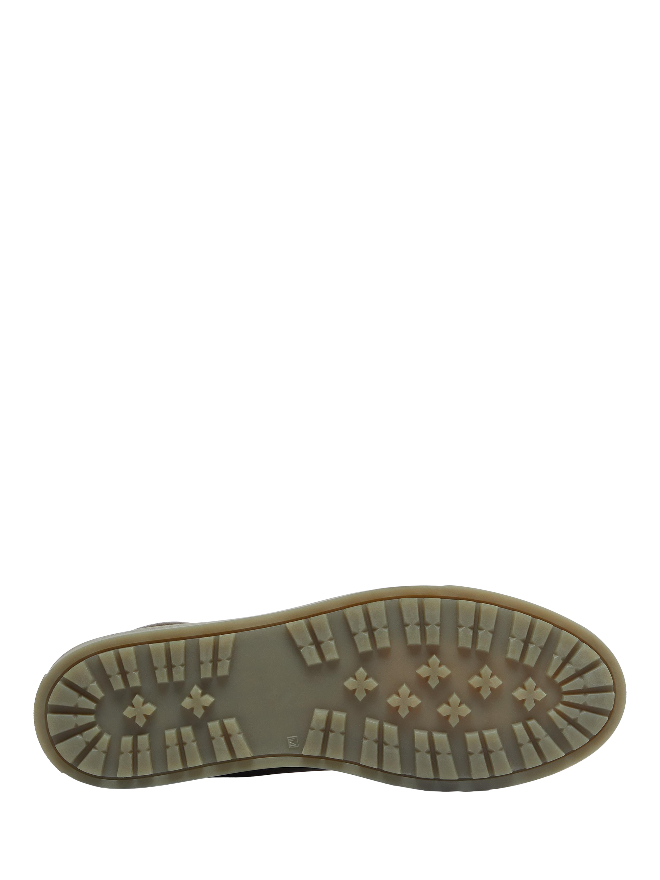 Product image 4 of 5, which shows Oliver Sweeney Defeza Hand Finished Leather Retro Trainers, Khaki, 6