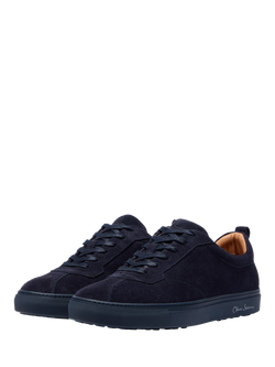 Oliver Sweeney Ermida Suede Retro Lace Up Trainers - view 2, Navy