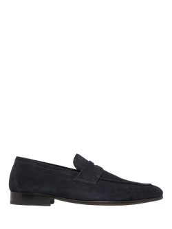 Oliver Sweeney Keyworth Suede Penny Loafers, Navy