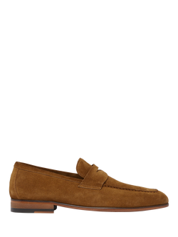 Oliver Sweeney Keyworth Suede Penny Loafers, Whiskey
