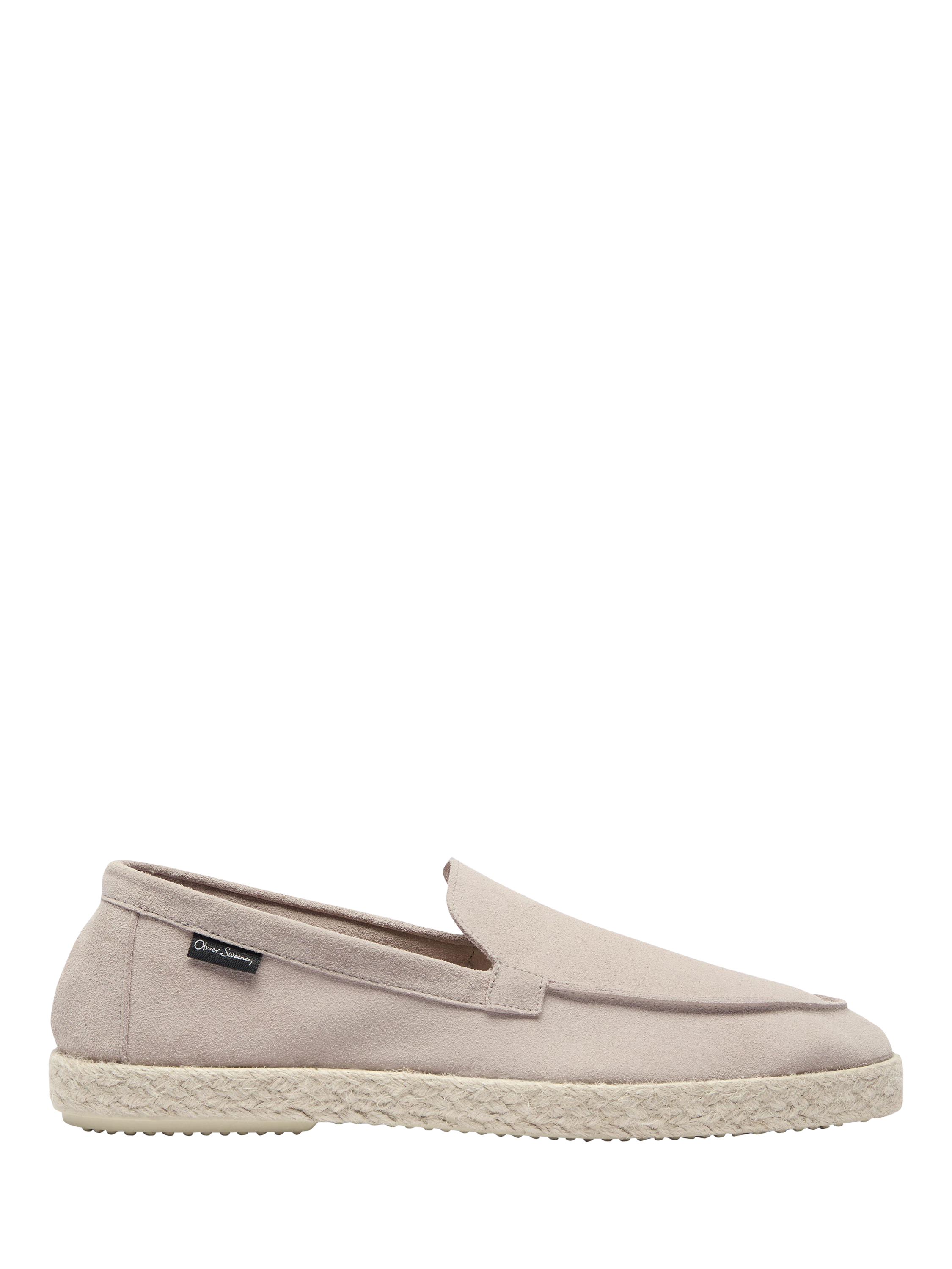 Product image 1 of 5, which shows Oliver Sweeney Martos Suede Espadrille Sandals , Taupe, 7