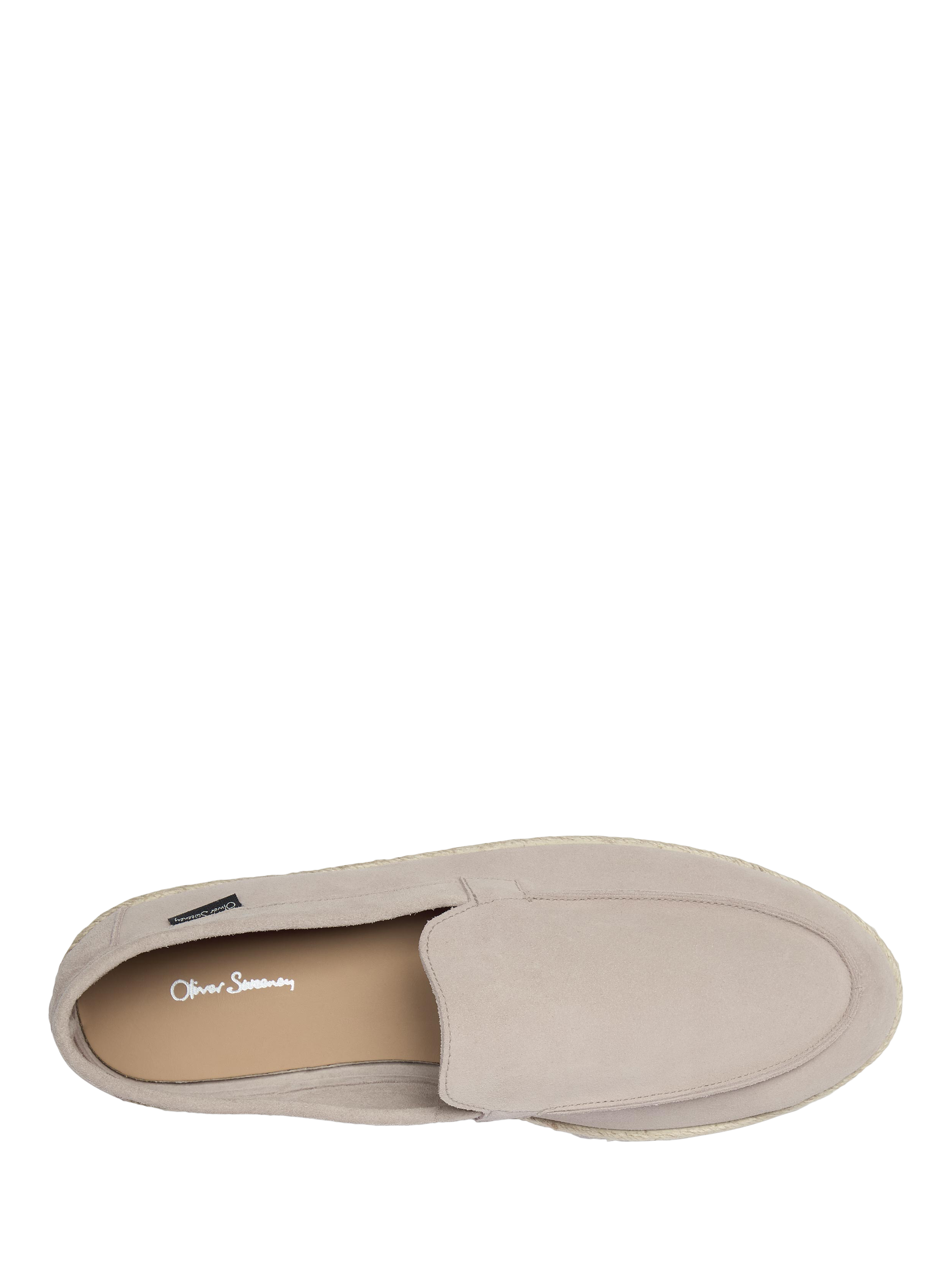 Product image 5 of 5, which shows Oliver Sweeney Martos Suede Espadrille Sandals , Taupe, 7