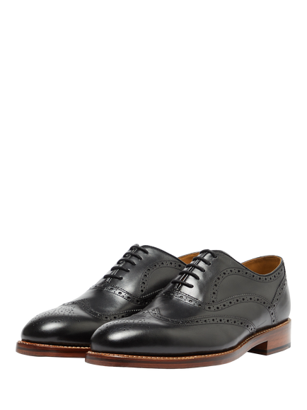 Oliver Sweeney Aldeburgh Leather Oxford Brogues - view 2, Black