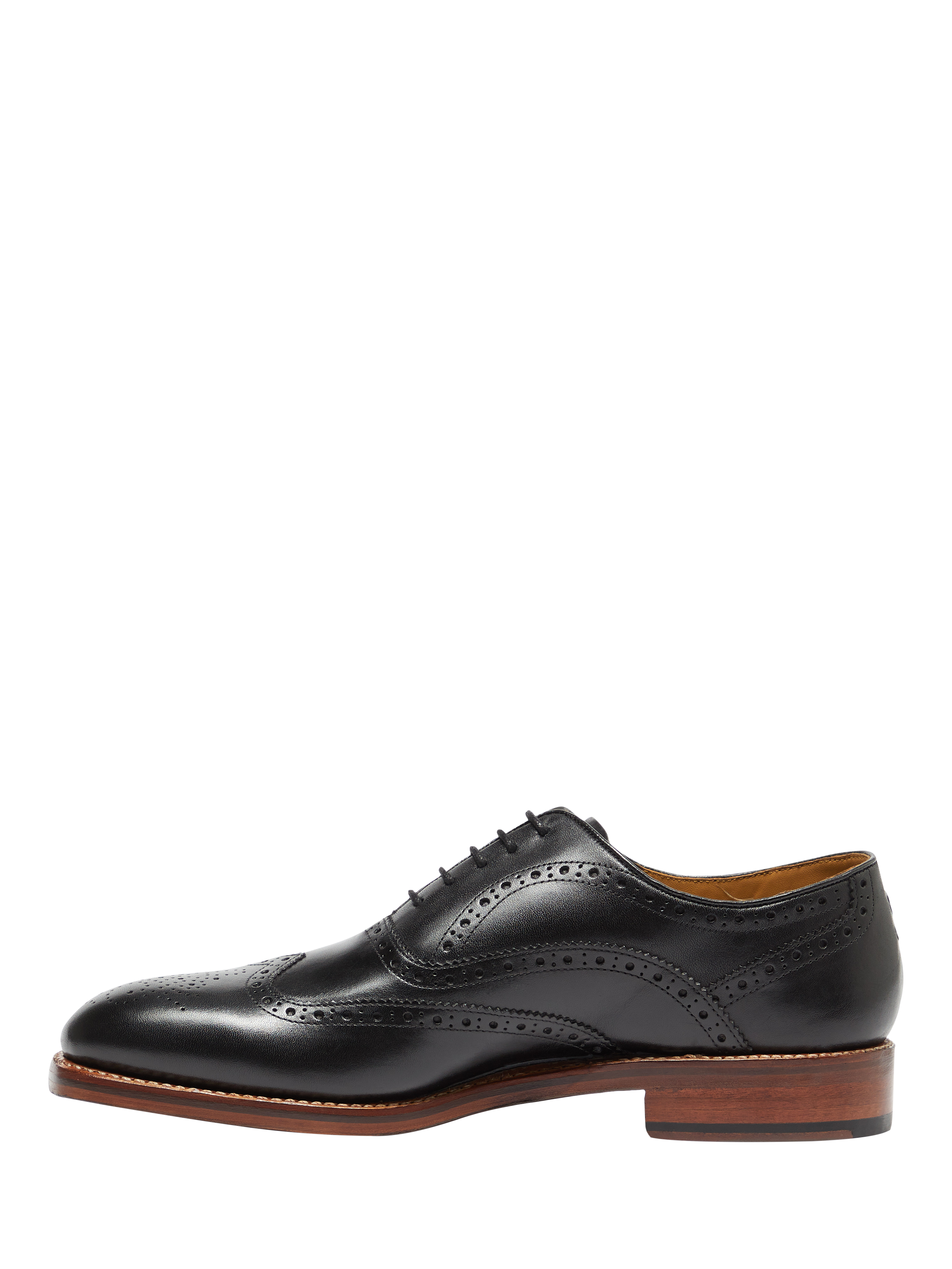Product image 3 of 6, which shows Oliver Sweeney Aldeburgh Leather Oxford Brogues, Black, 6