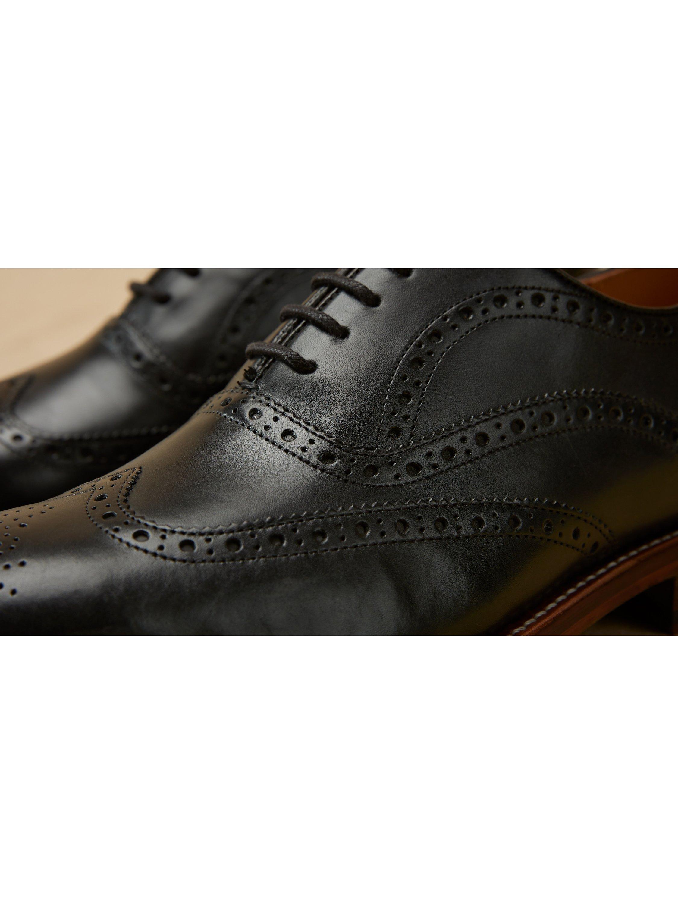 Product image 6 of 6, which shows Oliver Sweeney Aldeburgh Leather Oxford Brogues, Black, 6