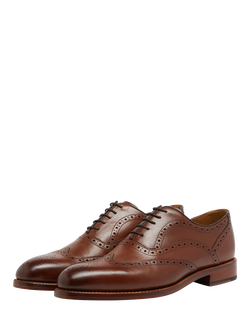 Oliver Sweeney Aldeburgh Leather Oxford Brogues - view 2, Dark Tan