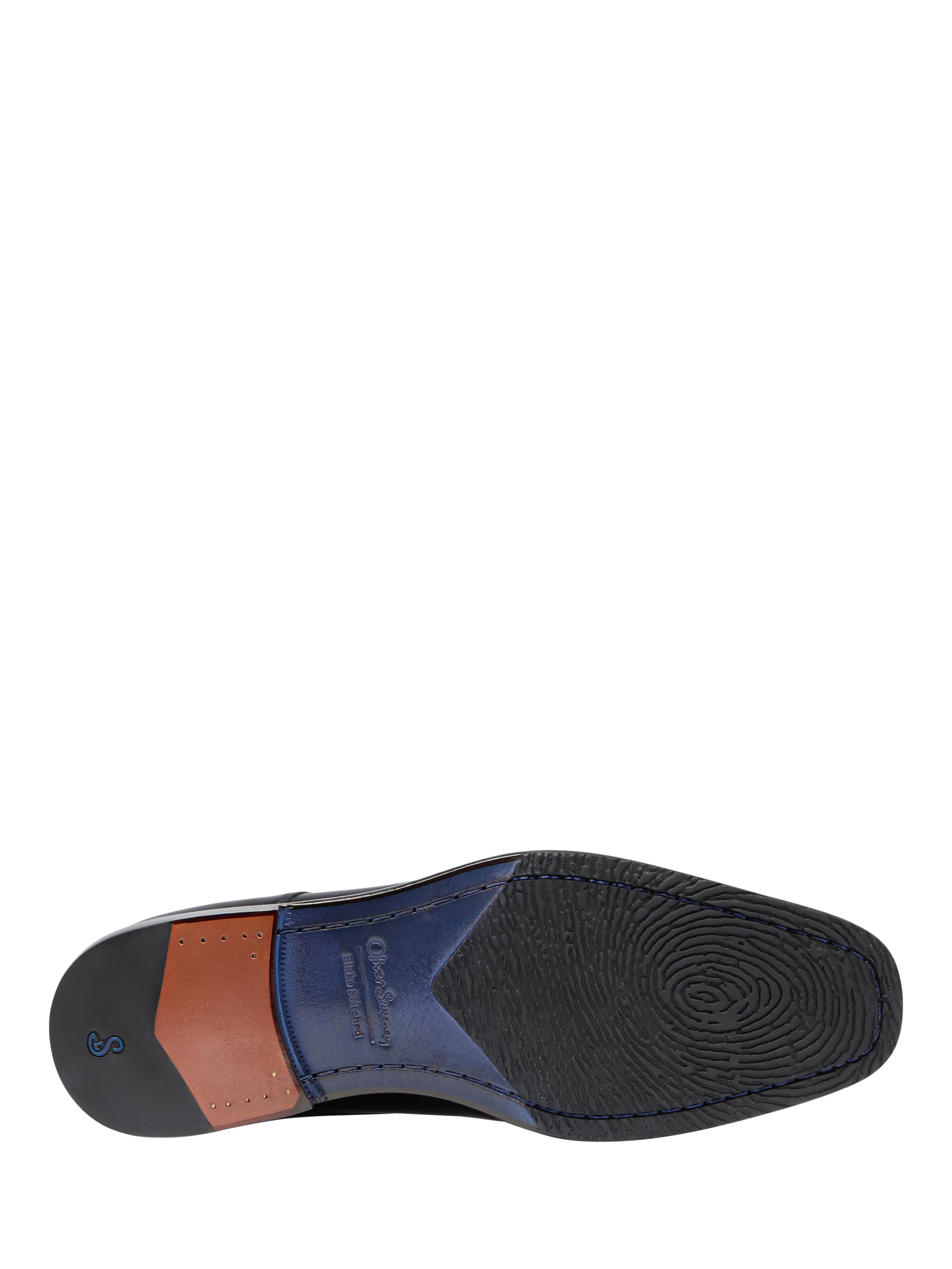 Product image 4 of 5, which shows Oliver Sweeney Coombe Leather Double Monk Shoes, Black, 6
