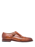 Oliver Sweeney Coombe Leather Double Monk Shoes, Tan