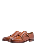 Oliver Sweeney Coombe Leather Double Monk Shoes, Tan